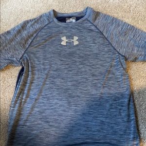 Men’s Under Armuor Fitted Navy Dry Fit T Shirt